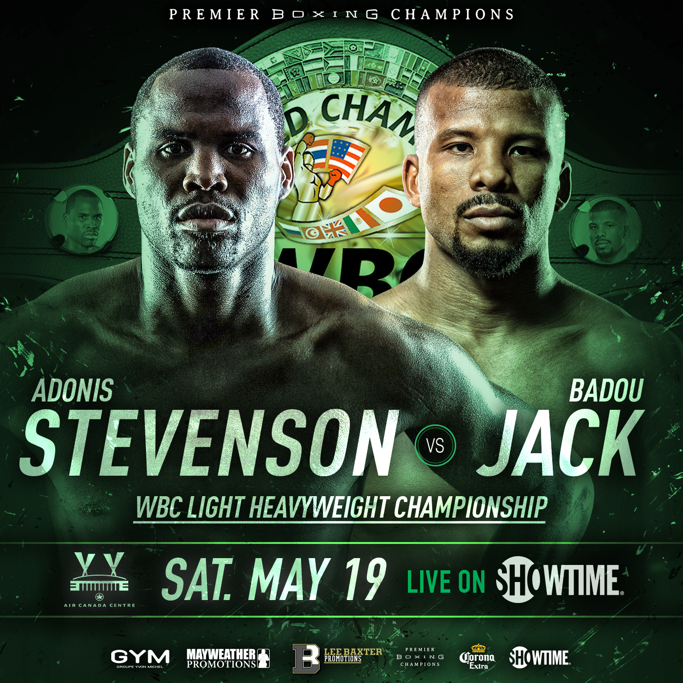 Adonis Stevenson vs. Badou Jack May 19 Live from Toronto’s Aire Canada Centre